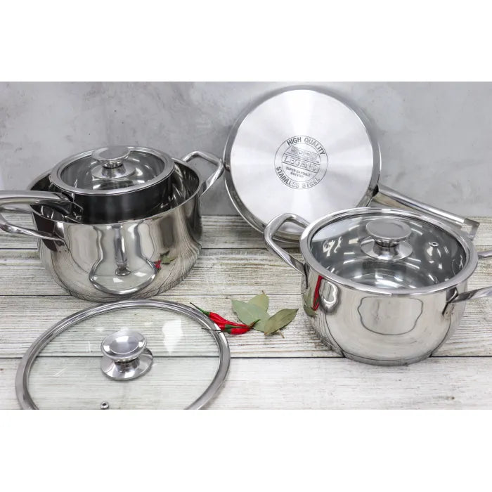Legend Master Chef 7pce st/st Cookware