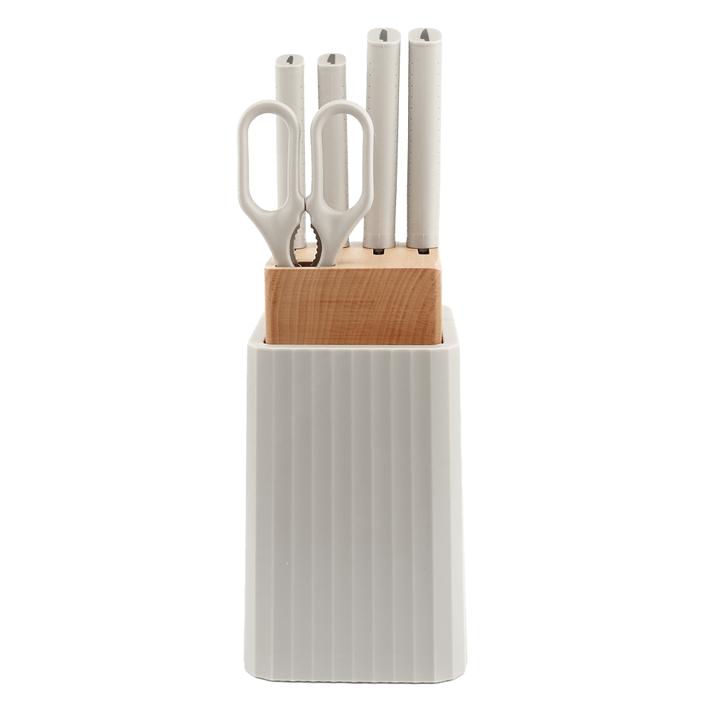 Kitchen Inspire 6pce Knife Block Set