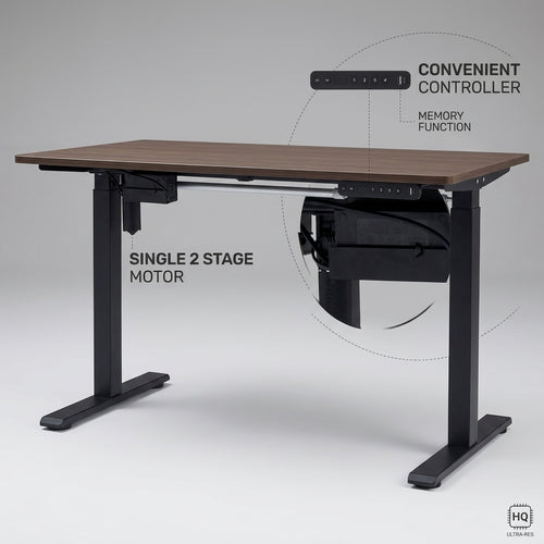 Berlin Height-Adjustable Desk - Base & Controller - Black