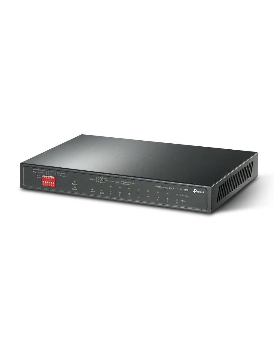 TP-Link TL-SG1210MP 10-Port Gigabit Desktop Switch with 8-Port PoE