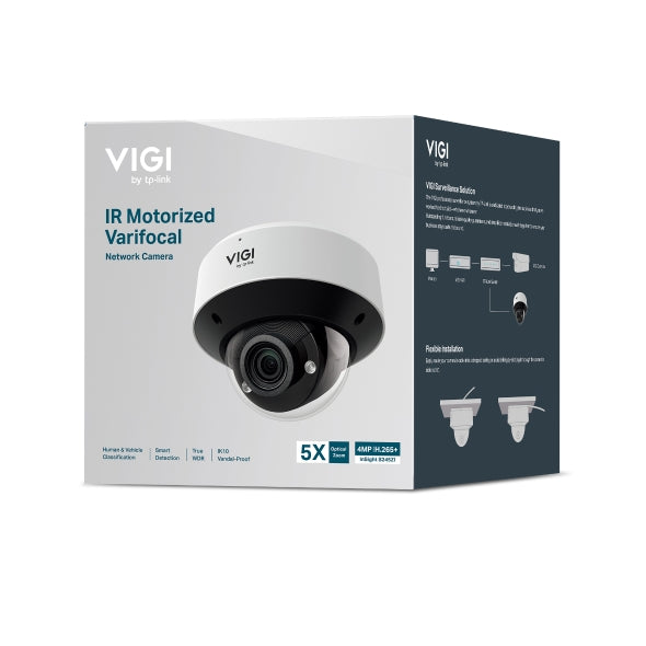 InSight S245ZI VIGI 4MP IR Motorized Varifocal Dome Network Camera