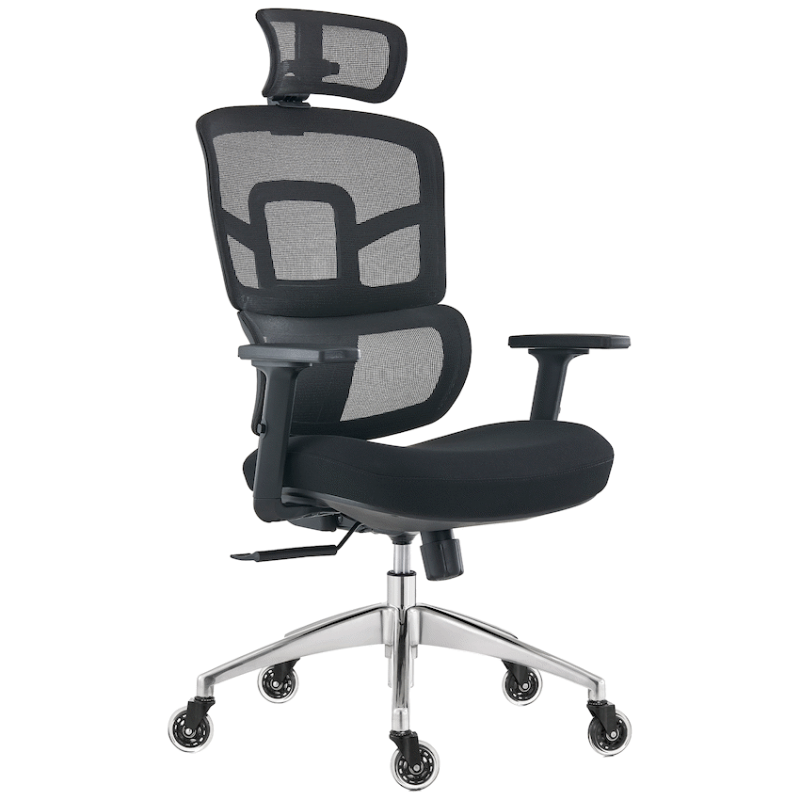 Everfurn Premium Graphite Ergo High Back Chair - BlackThe Everfurn Premium Graphite Ergo High Back Chair – Black