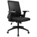 Everfurn Skye Mid Back Office Chair - Black
